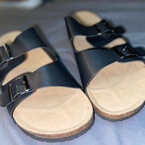 Arizona Size 11 Black “Birkenstock” style sandals